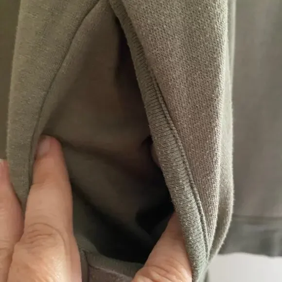 Natural Life Cotton Sweatshirt Green Moose Graphic Womens Size Large - Picture 4 of 6